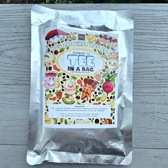 ZOX SHIRT YOURE EGGSCELENT ZOXBOX 13 Collectible MYSTERY TEE IN A BAG 100 made - Picture 13 of 14